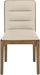 Ellis - Vegan Leather Upholstered Dining Chair (Set of 2) - Brown Base Meridian Furniture