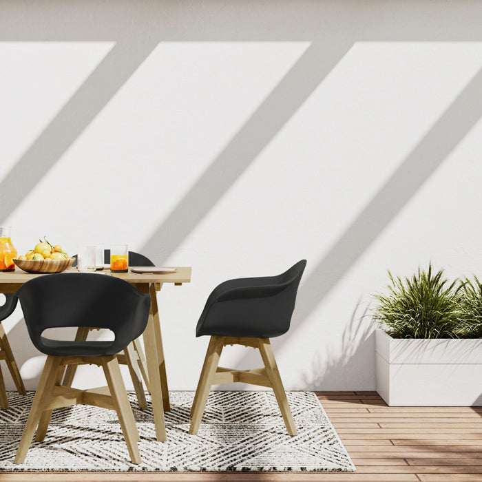 Kona - Outdoor Dining Chair In Plastic (Set of 2) Simpli-Home