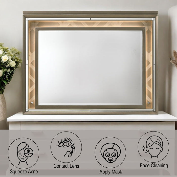 Skylar - Mirror With Led ACME
