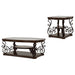 Arrize - Coffee And End Table Set With Scroll Legs Furniture Max