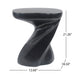 Twisted Sculptural Side Table Indoor / Outdoor Noble House