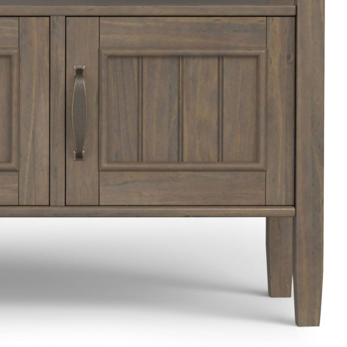 Lev - Console Table - Smoky Brown Simpli-Home