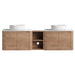 Wall Mounted Bathroom Vanity With Art Sink, 1 Storage Shelf, Soft Close Door Home Essentials