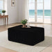 Upholstered Ottoman, Lounge Furniture - Black Home Essentials