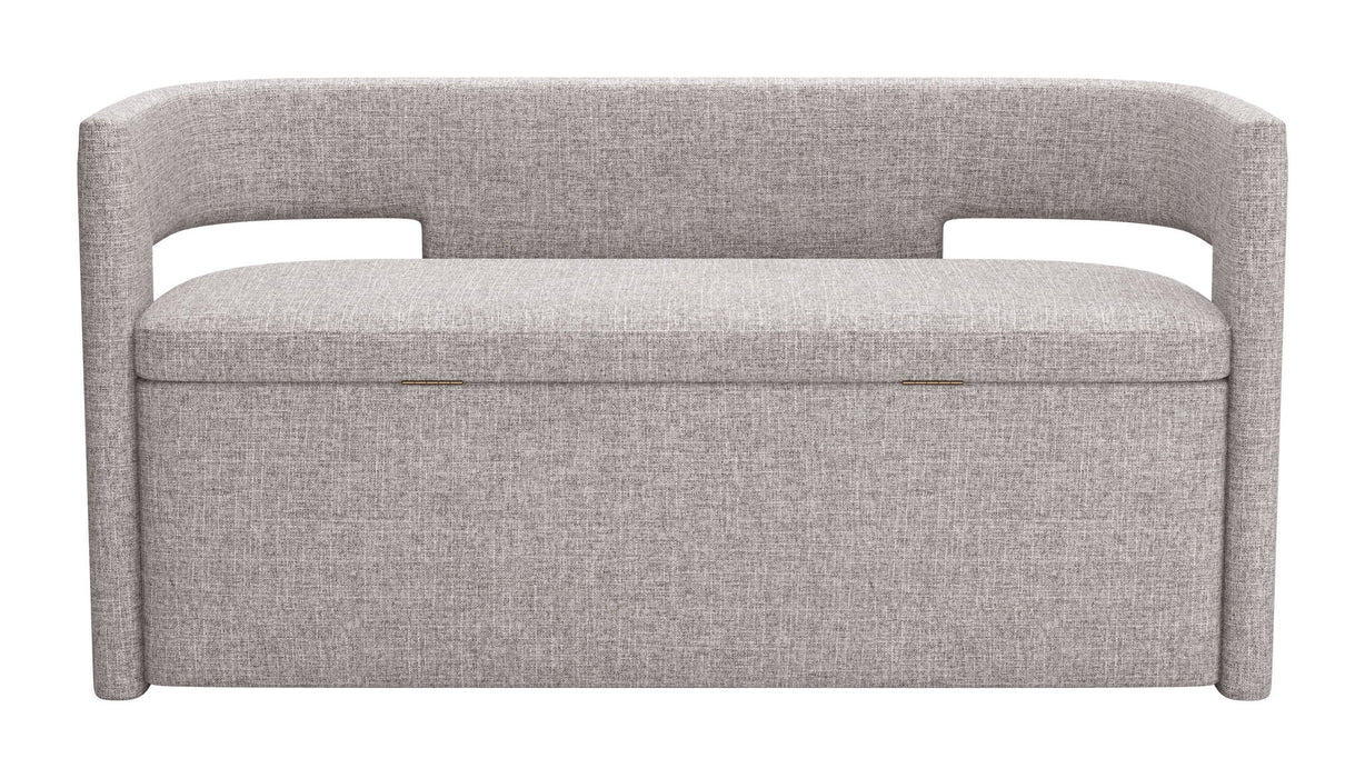 Papua - Storage Bench - Gray Zuo Modern
