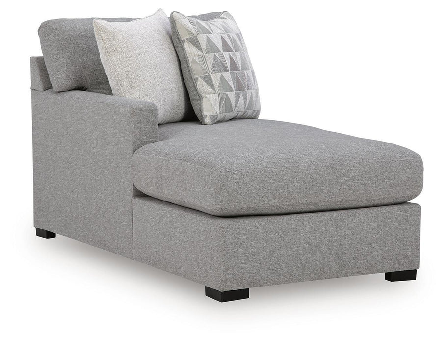 UrbanCrest - LAF Corner Chaise - Pewter Signature Design by Ashley®