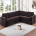 L-Shaped Sectional Set For Living Room Home Essentials