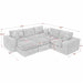 Sectional Sofa With Moveable Ottoman Home Essentials