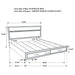 Storage Platform Bed 2 Drawer Furniture Max