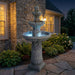 3 Tier Outdoor Garden Fountain With LED Lights - Gray Patioseek