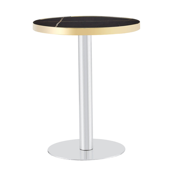 Elegant Modern Round Bistro Table Home Essentials