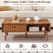 Coffee Table With Hidden Drawer And Open Shelf Home Essentials