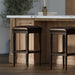 Square Stool With Upholstered Seat Home Essentials