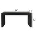 Modern Rustic Wood Table, Rectangular Living Room Center Table With Floating Top Design Home Essentials