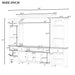 Extra Large TV Stand, Entertainment Center With Storage Cabinets Hearth and Haven
