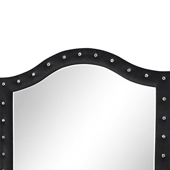 Sophia - Tufted Upholstery Mirror Matrix Furniture Group