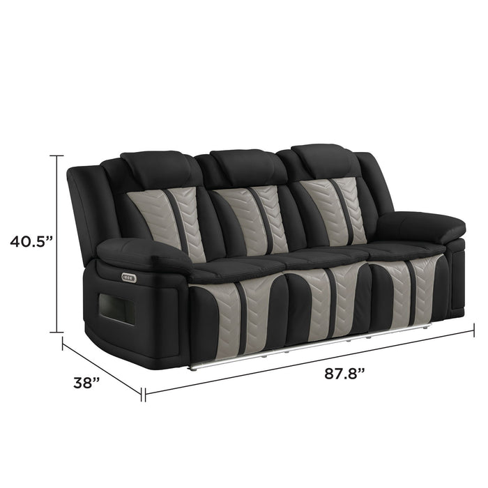 Cruiser - Power Reclining Set With LED Lighting Matrix Furniture Group