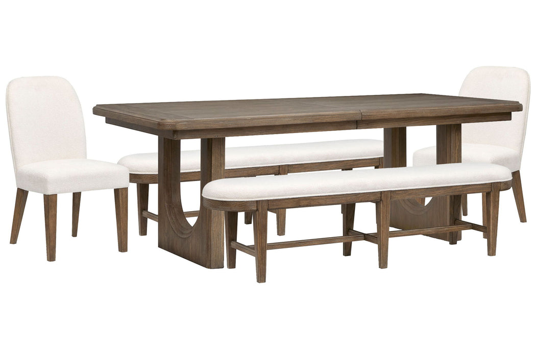 Westbourne - Extendable Trestle Dining Table Set Magnussen Furniture