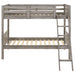 Brenton - Twin Over Twin Bunk Bed With Ladder - Taupe Furniture Max