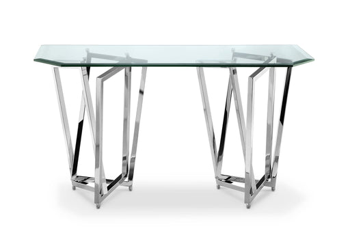 Lenox Square - Rectangular Sofa Table - Nickel Magnussen Furniture
