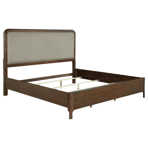 Eastern King Panel Bed - Walnut Furniture Max