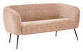 Racine - Loveseat - Linen Beige / Brown Zuo Modern