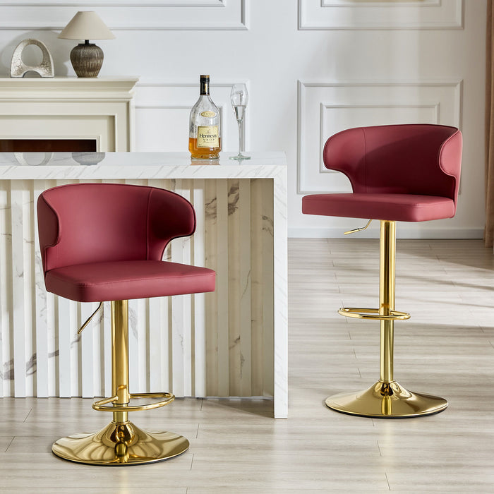 Adjustable Swivel Bar Chair With High Back Support Home Essentials