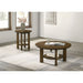 Crispin - 2 Piece Coffee Table Set With Open Shelves Furniture Max