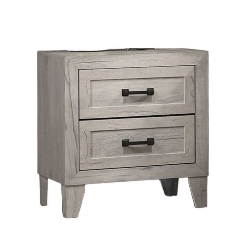 Nightstand, Bedside Table - White Washed Home Essentials