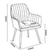 Modern Mid Back Dining Chairs Home Essentials