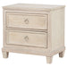 Wedner - 2 Drawer Nightstand - Oak Furniture Max