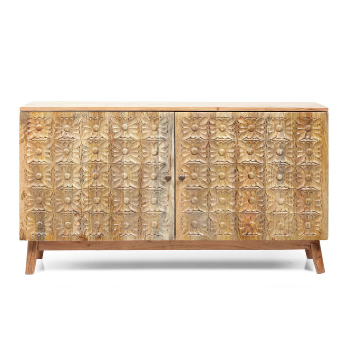 Boho - 2 Door Cabinet - Natural Noble House