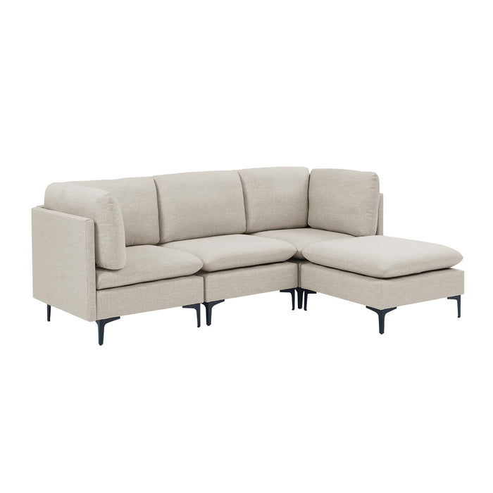 Upholstered Modular Sectional & Tall Legs Home Essentials