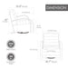 360° Swivel Accent Chair With Armrests Home Essentials