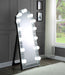 Noralie - 63" Accent Floor Mirror - Mirrored & Faux Diamonds ACME