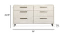 Lorelei - Double Drawer Dresser - Misty Cloud Magnussen Furniture