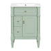 Freestanding Bathroom Vanity With Sink, Adjustable Shelf & Flip Drawer Hearth and Haven