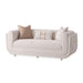 Savannah Breeze - Loveseat - Cashmere / Gold Michael Amini