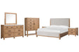 Plum Creek - Upholstered Panel Bedroom Set Magnussen Furniture