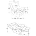 Franklin - Upholstered Padded Arm Glider Recliner - Charcoal Furniture Max