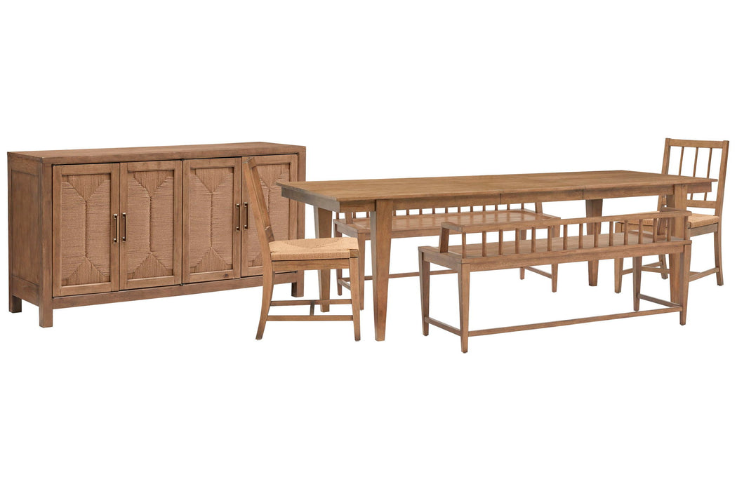 Lindon - Extendable Rectangular Dining Table Set Magnussen Furniture