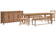 Lindon - Extendable Rectangular Dining Table Set Magnussen Furniture
