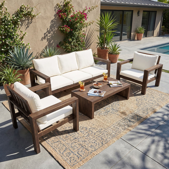 4 Piece Patio Sofa Set Hearth and Haven