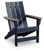 East Beach - Adirondack Chair - Black / Beige Signature Design by Ashley®
