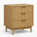Fluted 3 Drawer Dresser Home Essentials