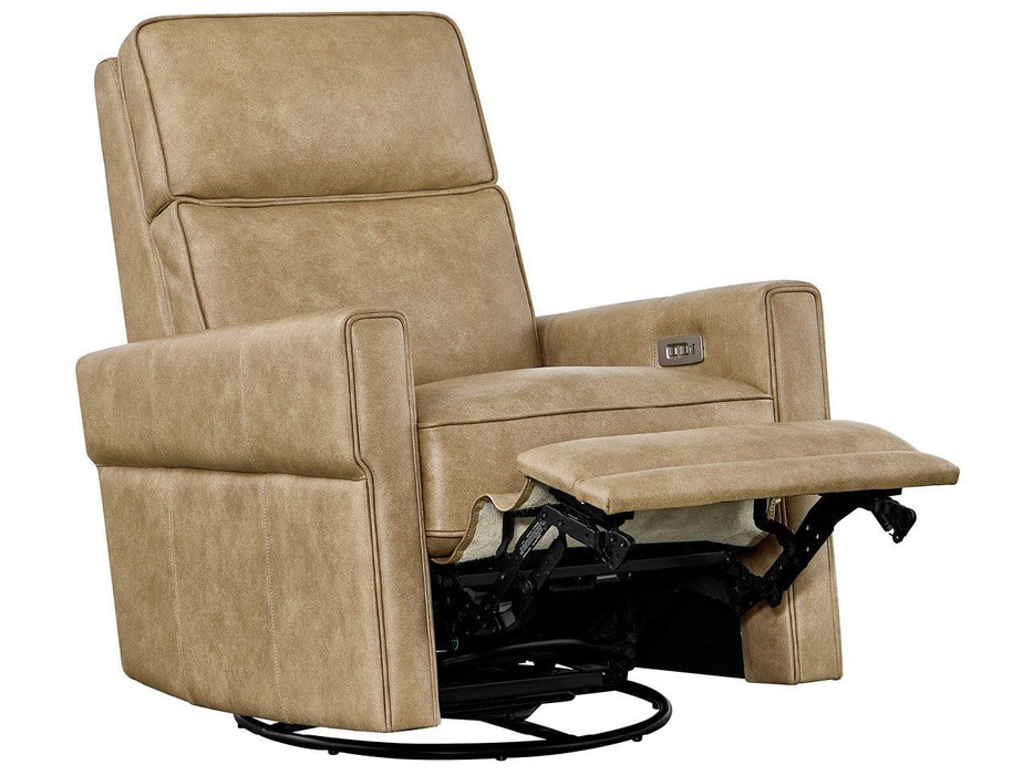 Jaxon - Swivel Glider Recliner - Luminance Caribou Universal Furniture