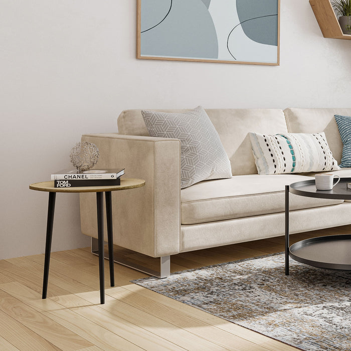 Tanner - Metal Side Table - Gold Simpli-Home