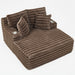 Oversized Chaise Lounge Chair Indoor With Pillows For Living Room Hearth and Haven