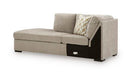 Bridgepoint - LAF Corner Chaise - Stone Signature Design by Ashley®