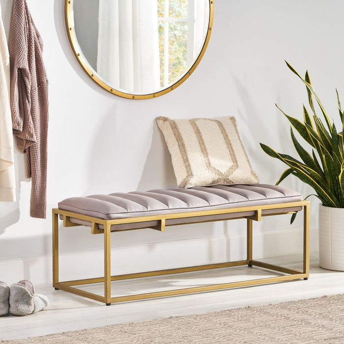 Breu - Ottoman Bench - Gold
